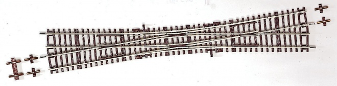 DKW10 double slip switch<br /><a href='images/pictures/Roco/22682.jpg' target='_blank'>Full size image</a>